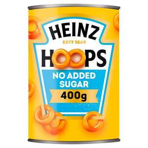 Heinz No Added Sugar Spaghetti Hoops 400g 20p @ Sainsbury's Cromwell Road London