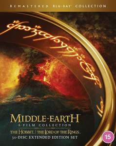 Middle-Earth: 6-Film Collection (Remastered Extended Editions) Blu-Ray