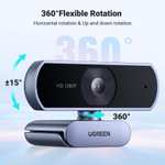 UGREEN USB Webcam, Full HD 1080P/30fps Webcam with Microphone w.voucher sold by UGREEN GROUP LIMITED UK