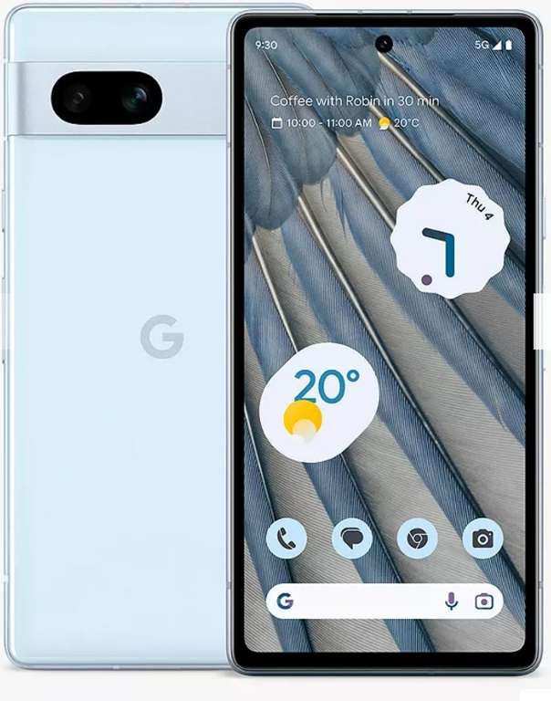 Google Pixel 7a Smartphone, Android, 6.1”, 5G, Sim Free, 128GB (2 Year Warranty included) - with code (For My John Lewis Members)