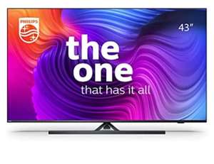 Philips 43 Inch Smart TV 4K Ambilight, HDR Picture, Cinematic Dolby Vision & Atmos Sound / 43" Philips 43PUS8546 Prime Deal £299.99 @ Amazon