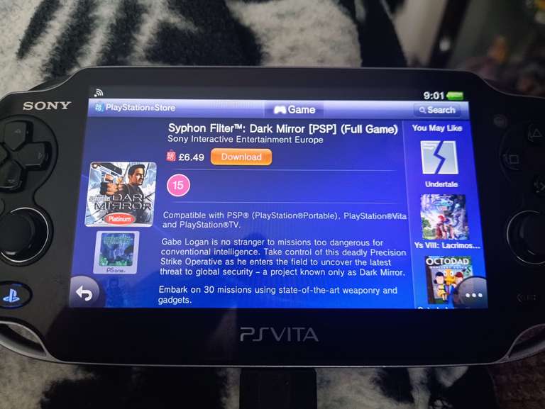 Syphon filter dark mirror £6.49 for PSP, psvita, ps4 & ps5 on playstation plus premium @ PSN store.