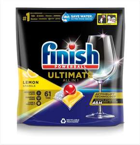 Finish Ultimate All In One Lemon Dishwasher Tablets x61