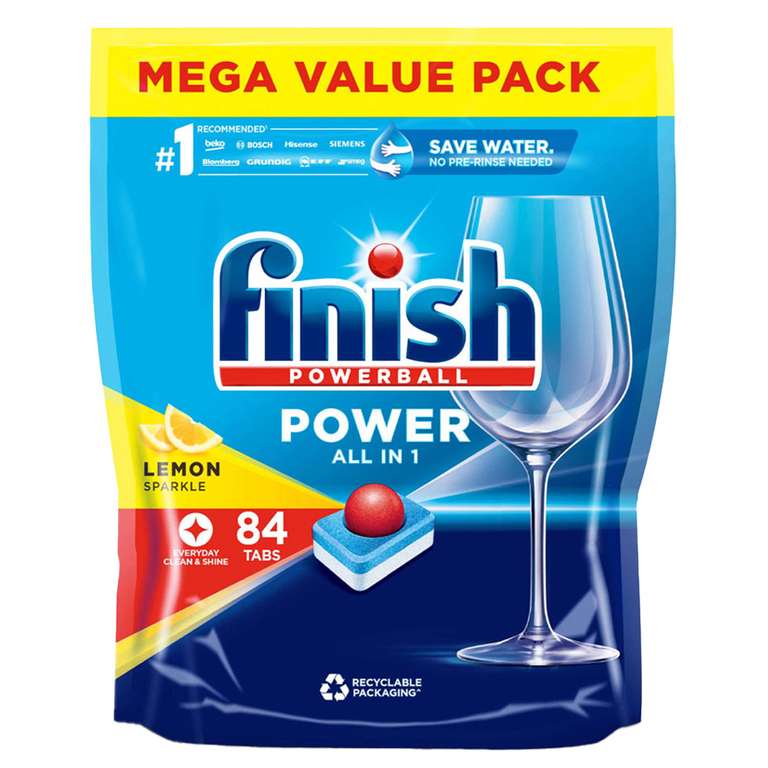 Finish Powerball Power "all in 1" x 84 dishwasher tablets £5.75 @ Wilko Kenilworth