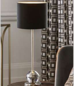 Next Black Aden Table Lamp £15.50 free click and collect at Next