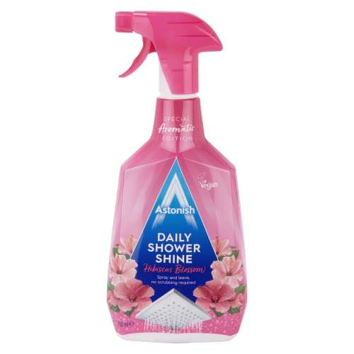Astonish Hibiscus Blossom Daily Shower Shine Trigger Spray 750ml - £1 @ Amazon