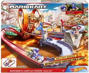 Hot Wheels Mario Kart Bowser's Castle Chaos Playset Now £25.99 Free delivery @ Bargain Max