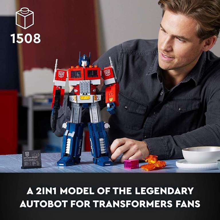 LEGO Icons Optimus Prime (10302) - £108.99 + £1.99 delivery @ Zavvi