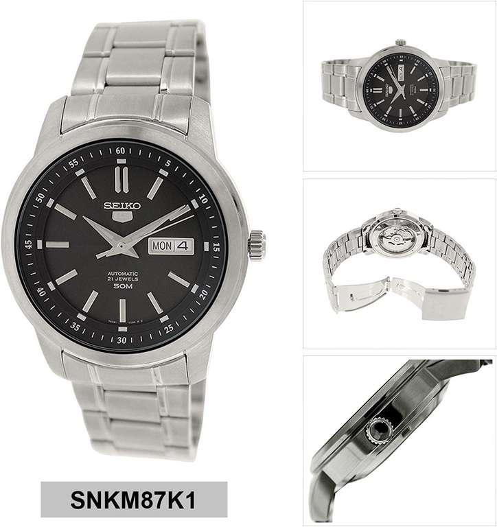 Seiko 5 Automatic stainless steel watches for £114 with newsletter signup code at Rubicon Watches.