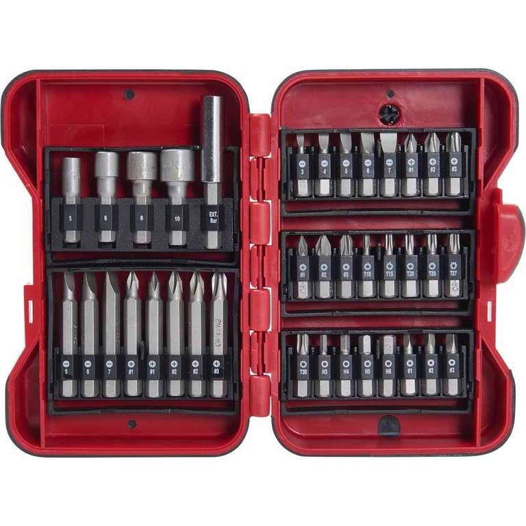 Screwdriver Bit Set 37 Piece - £2.50+ Free Click and Collect (Selected Stores) @ Wilko