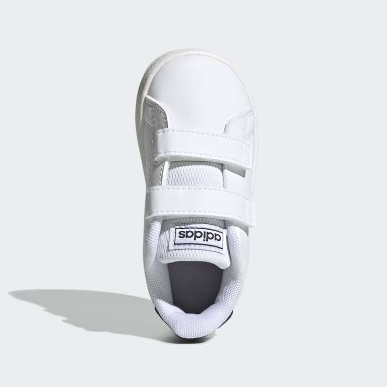 Adidas Kids Advantage shoes Cloud White / Legend Ink £11.73 with code free delivery Members delivery @ Adidas