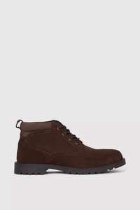 Mantaray Haldon Leather Textile Wide Fit Collar Chukka Boot £24 ( Sizes 7,8,9 ) with free Delivery code from Debenhams