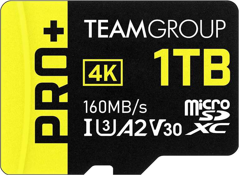 TEAMGROUP A2 Pro Plus Card 1TB Micro SDXC UHS-I U3 A2 V30 sold and FB Amazon US