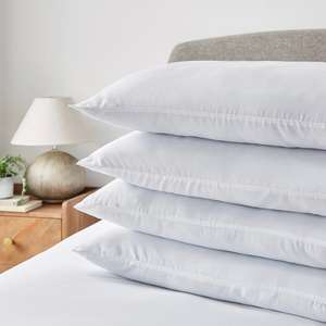 Pack of 4 Synthetic Pillows - Free C&C only (Limited stores)