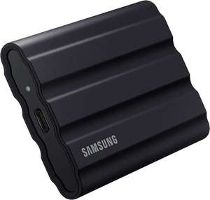 Samsung T7 Shield Portable SSD 4 TB - USB 3.2 Gen.2 External SSD Black (MU-PE4T0S/EU) (£130 after Samsung Cashback)