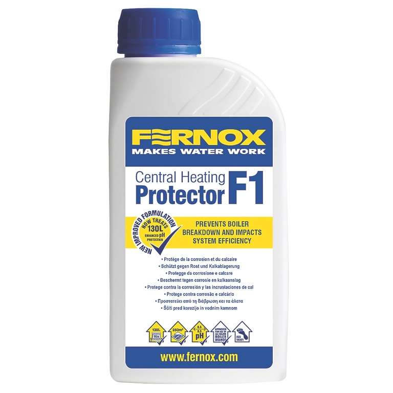 Fernox F1 Protector Central Heating Inhibitor 500ml £9.59 Screwfix - free click & collect
