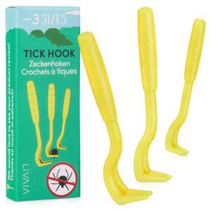 LIVAIA Tick Remover Tools: Set of 3 - (With voucher) Sold by BeGreat Products / FBA