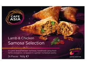 Cafe Asia 24 Lamb & Chicken Samosa Selection 960g for £5.69 (Membership Required) instore @ Costco