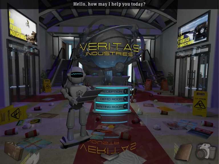 Veritas (First person point and click) - PEGI 12 - 89p @ IOS App Store