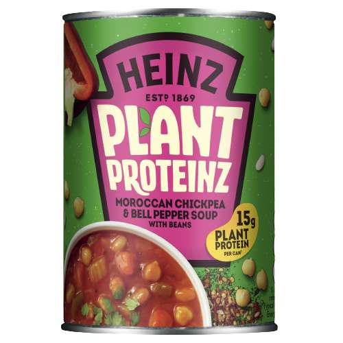 4 for £1 Heinz Plant Protein Soup @ Farmfoods Ilford