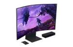 Open Box Samsung 55” Odyssey Ark - 4K UHD 2160p Curved Monitor, Mini LED, 165Hz, with Full Smart Platform Speakers sold by Samsung w/code