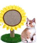 Sisal Cat Scratching Post with Sunflower Shape - Sold & Delivered by Living and Home