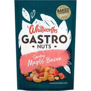 Whitworths Gastro Nuts Smokey Maple Bacon 120g (Instore Cleethorpes)