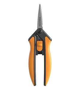 Fiskars Solid Snip Pruning Microtip SP13, Length: 21,5cm, High-Quality Steel Blades/Plastic Handle, Black/Orange £5.93 @ Amazon