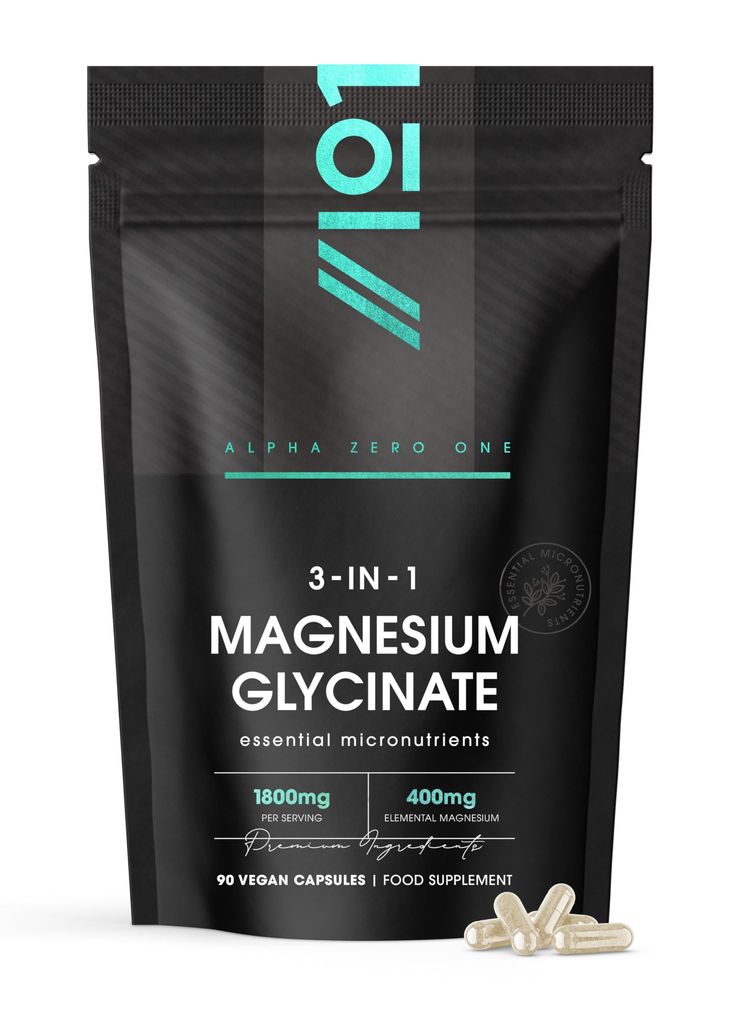 Magnesium Glycinate 3-in-1 Complex, 90 Capsules - Amazon Business