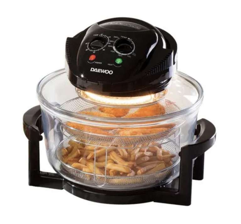 Daewoo SDA1032RD 17L Halogen Air Fryer - Black £39.99 with code + Free collection / £4.95 UK Mainland Delivery@ Robert Dyas