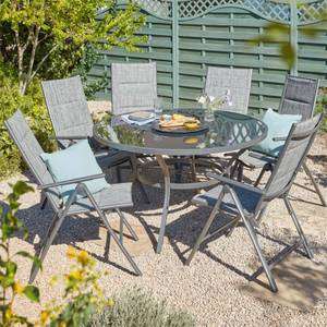 Florence 4 Seater Garden Dining Set £492 with code @ Homebase
