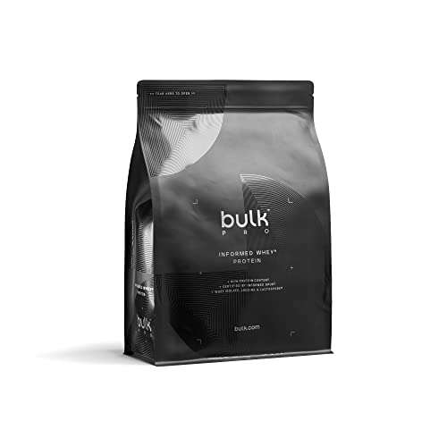 Bulk Informed Whey Protein Isolate Powder Double Chocolate 2.27 kg £44.99 @ Amazon