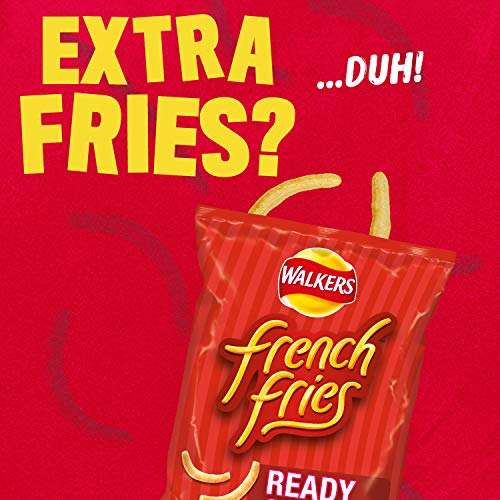 Walkers Crisps French Fries Worcester Sauce Snacks, 21g (Case of 32) At Checkout