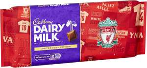 Cadbury Dairy Milk Liverpool Football Club Edition Chocolate Gift Bar, 360g £4 @ Amazon