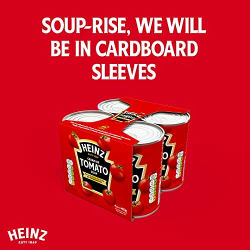 Heinz Classic Cream of Chicken Soup 4 x 400g pack - 3 for £10 (12 total) or £8.20 (68.3p a can on S&S 15% discount) @ Amazon
