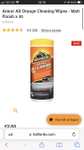 Armor All Orange Cleaning Wipes £2.63 + Free collection @ Halfords