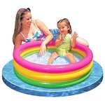 Intex 58924NP - Baby Paddling Pool 3-Ring Sunset Glow