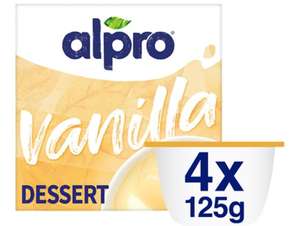 Alpro 4x 125g Vanilla Desserts 79p @ Farmfoods