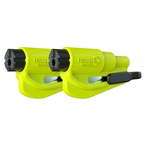 Resqme Car Escape Tool, Compact, lightweight, Yellow, set of 2 - £13.02 @ Amazon