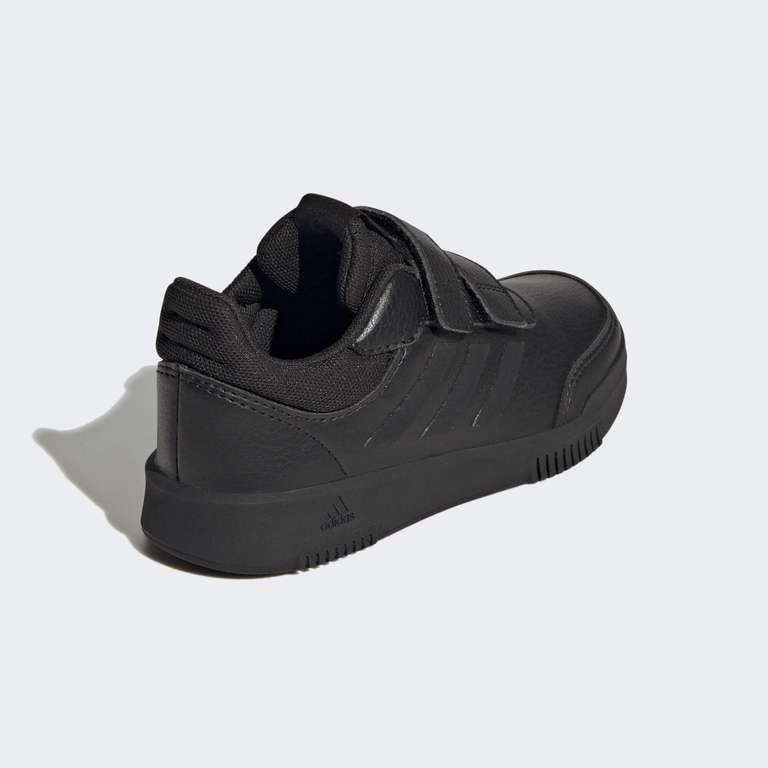 Adidas Tensaur Kids Black Trainers in sizes 3-10