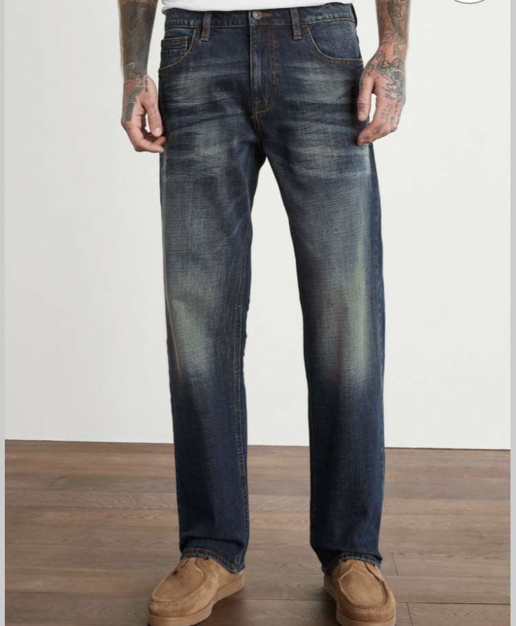 Straight Vintage Blue Straight Fit 