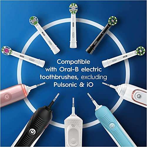Oral-B Precision Clean Electric Toothbrush Head CleanMaximiser Technology, Excess Plaque Remover, Pack of 12 Toothbrush Heads - £15.94 S&S