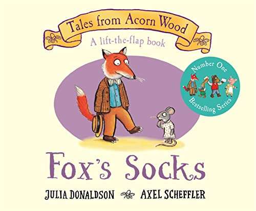 Fox's Socks: A Lift-the-flap Story - Julia Donaldson (Hardback/Board Book) - £2.97 @ Amazon