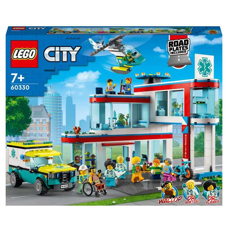 LEGO 60330 City Hospital Set with Ambulance - £37.49 Delivered @ Toys R Us