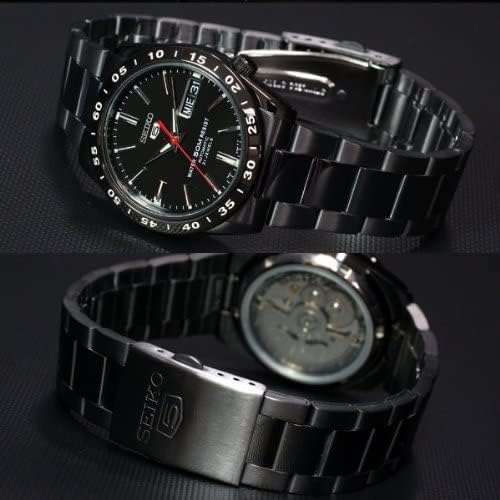Seiko 5 SNKE03KC Import Automatic Winding, Overseas Model,, Men's Black, Black, Bracelet Type