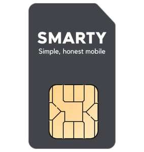 Smarty 100GB 5G data, Unlimited min & text, EU roaming - no contract + £27.50 Quidco + £30 Quidco bonus cashback
