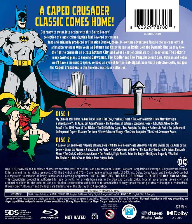 The Adventures of Batman [Blu-ray] £ delivered @ Wow HD | hotukdeals