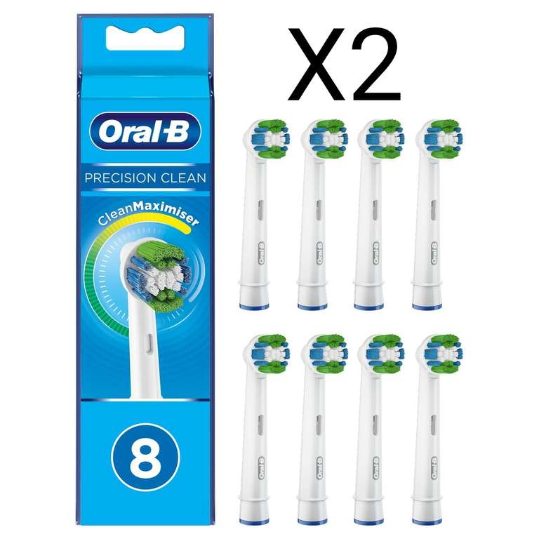 Oral-B 16 refill heads (8 pack x 2) - £19 Free Click & Collect @ Morrisons