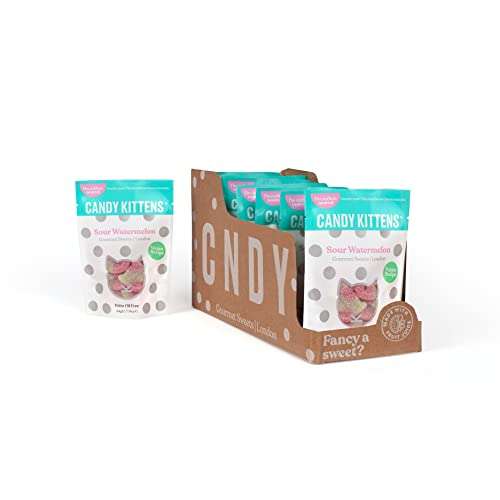 Candy Kittens Sour Watermelon - Case Of 12x Sweet Bags (54g) - £11.57 @ Amazon