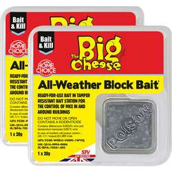 The Big Cheese All Weather Block Bait 6 x 10g - £2.68 Free Click & Collect @ Toolstation
